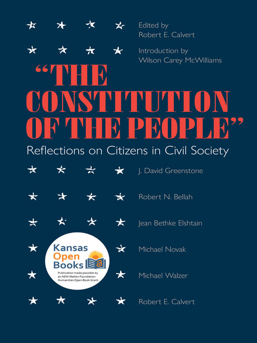 Title details for The Constitution of the People by Robert E. Calvert - Available